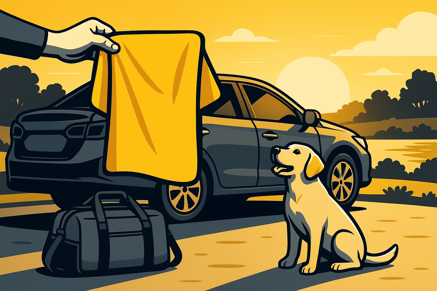 car drying towel